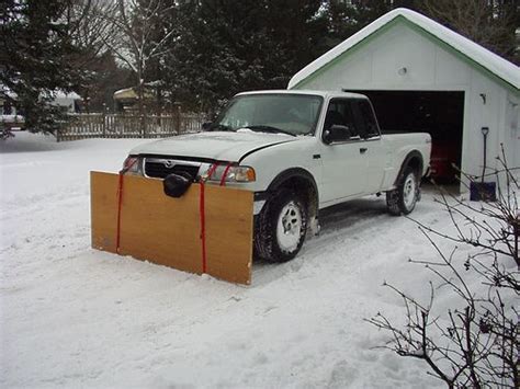 homemade snow plow for truck